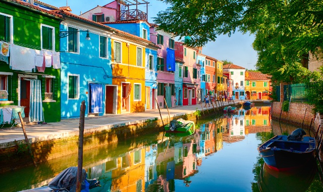 Burano island near Venice